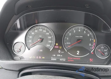 2016 BMW M4 from USA, damaged, VIN WBS3R9C59GK338986